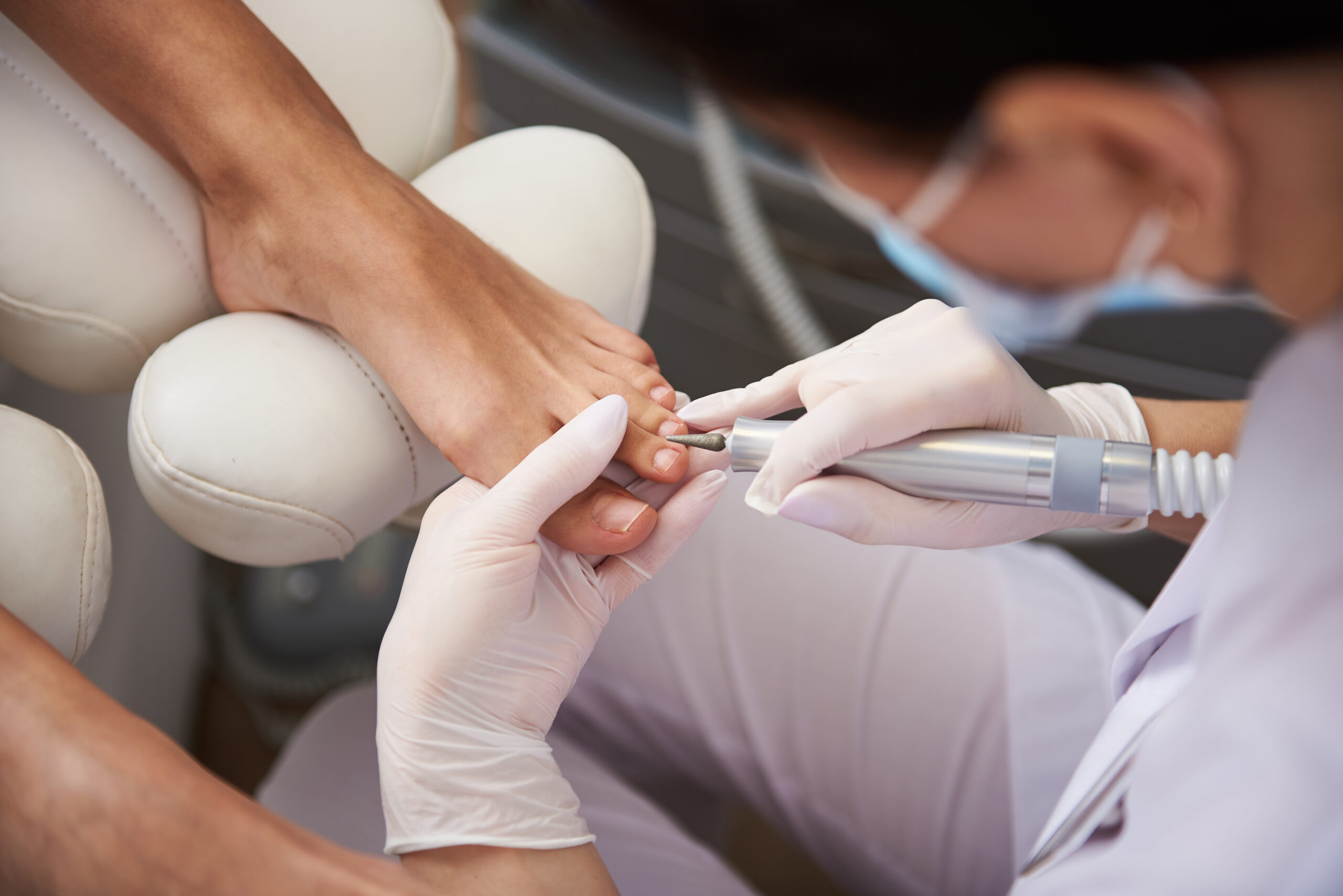pedicure con la fresa