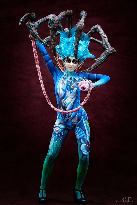 corso make-up artist bodypainting