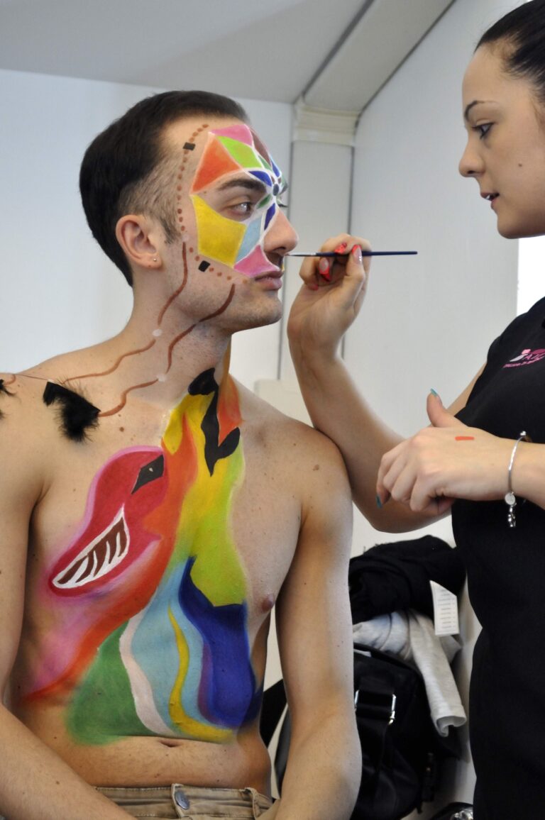 corso make-up artist body painting uomo